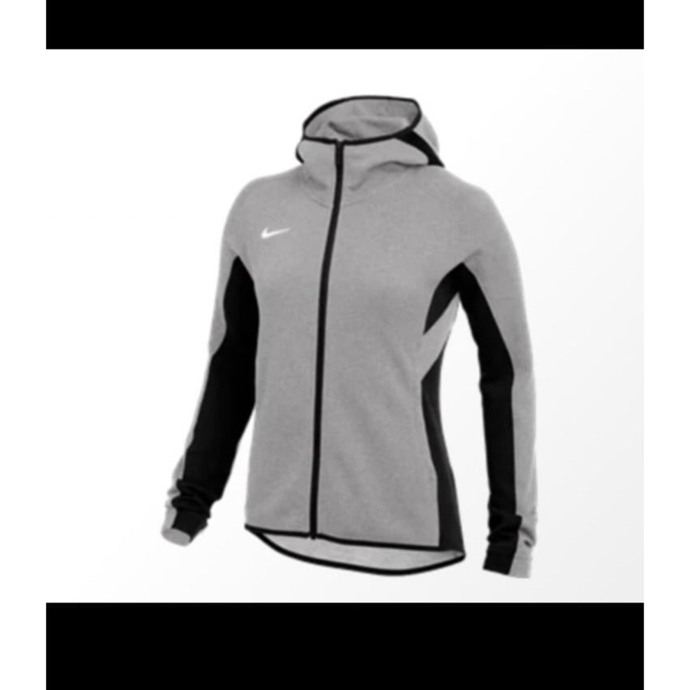 Nike Show time Women's Black and Gray Hoodie Jacket M